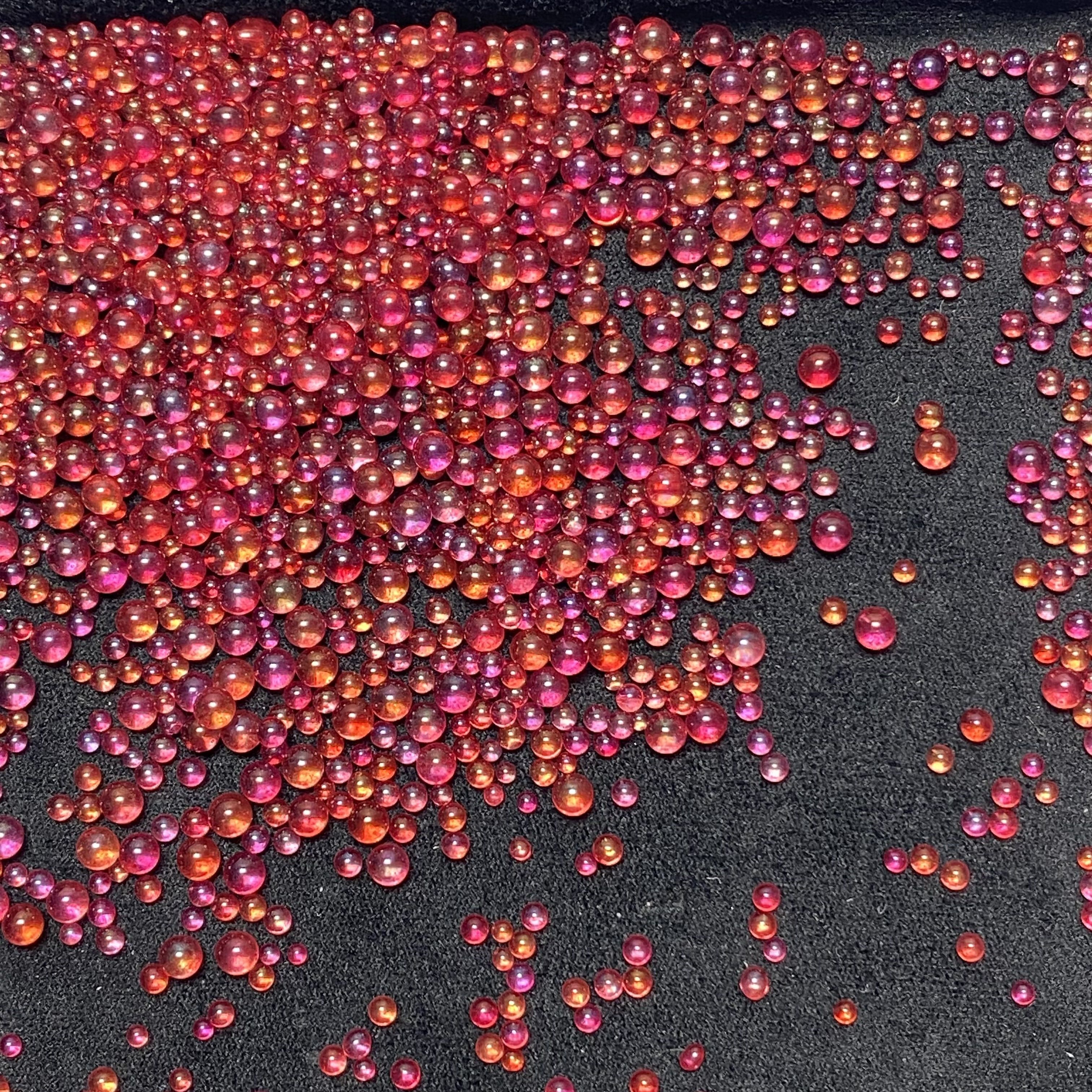 Glass Without Holes Mixed Sizes Transparent Micro Beads Diy Temu New