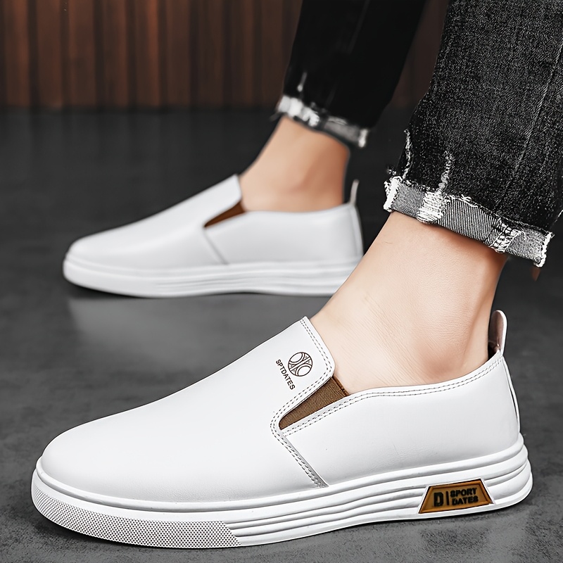 mens shoes 2025 collection white casual slip Temu Saudi Arabia