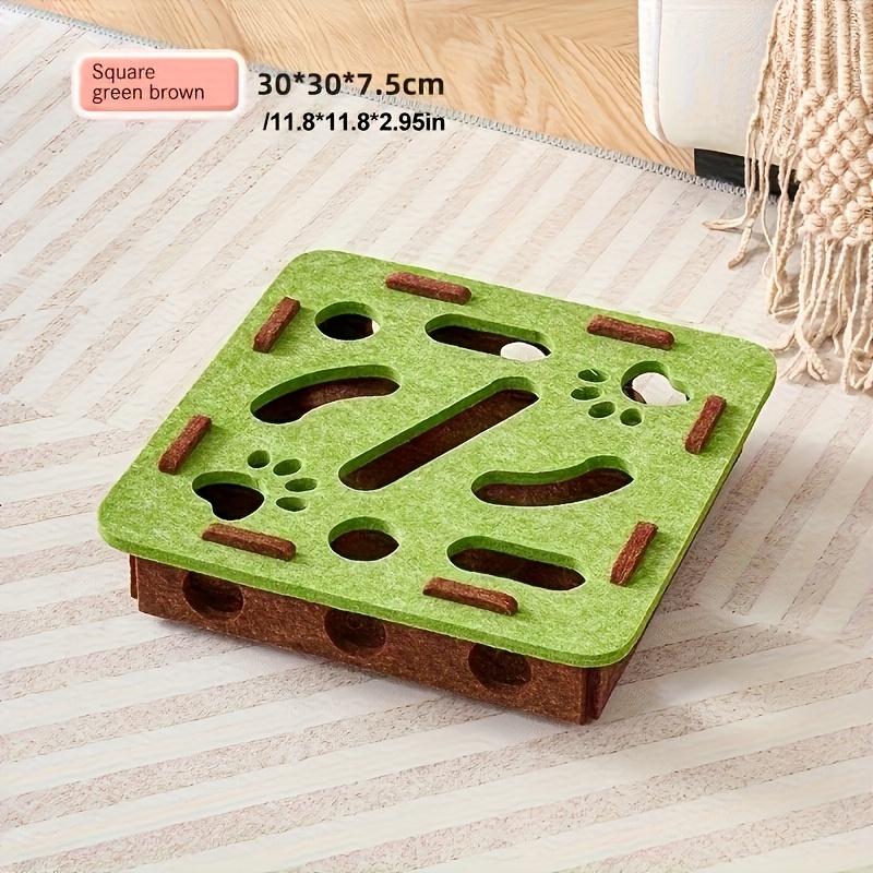 TEMU Cat Self-entertainment To Boredom, Interactive Digging For Cats, Kitten Exercise Wheel With Maze Box, Wear-resistant And Scratch-resistant Fun