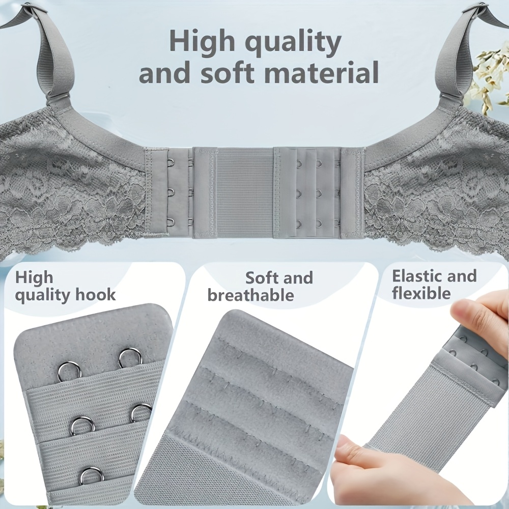12pcs Elastic Bra Buckle Underwear Extended Hook and Eyelet Back Closure Adjuster for Bras