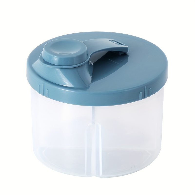 A Portable Milk Powder Dispenser With A Rotating Design, Featuring 4 Compartments That Are Easy To Disassemble And Clean