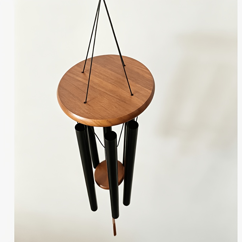 TEMU 1pc Wind Chime Suitable For Outdoor/ - Soothing Wind- Sound System, Zen Garden Decor With Wind Trap, No Electricity, Hanging Chimes For,