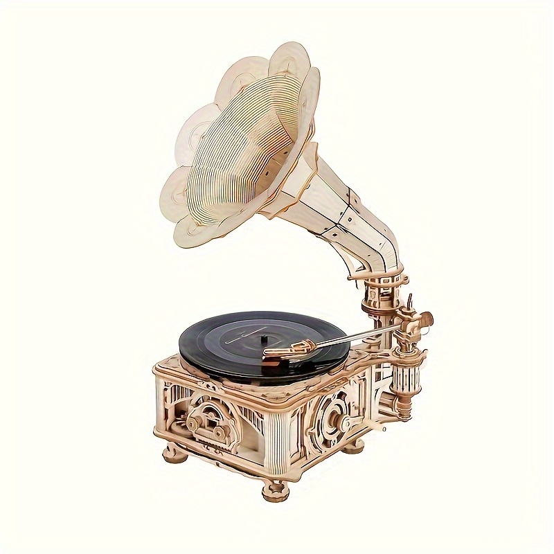 

Classic Gramophone 3d Wooden Puzzle For Women/men Gifts For Teens Adults-lkb01d