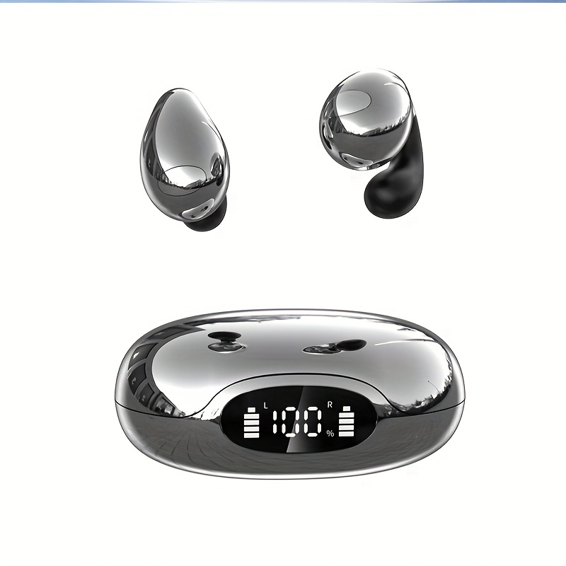 TEMU Open Wireless Earphones (bluetooth 5.4 Tws), Experience 360° Ambient Awareness & . Secure Open-ear Fit For Sports/fitness. Advanced Enc Delivers