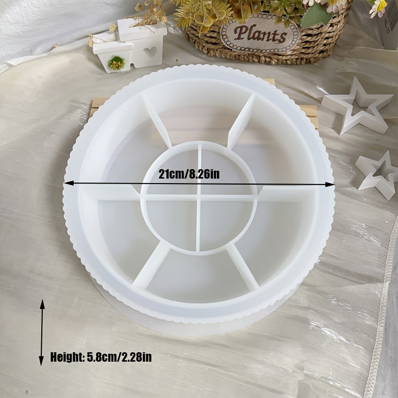 Image of Silicone Mould-silicone Mould For Oversized Striped Storage Bowls-concrete Mould For Large Flower Pots For Gardening Decoration Outdoor Plant Pots Casting Moulds Candlestick Bowl Cement Moulds