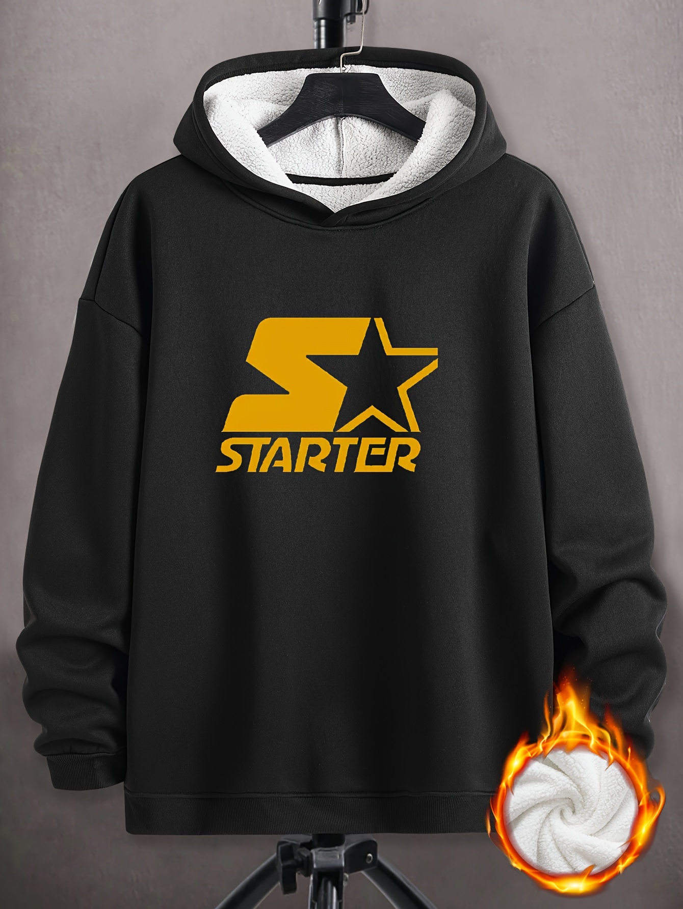 starter felpa cappuccio big tall blu navy logo e Temu Switzerland