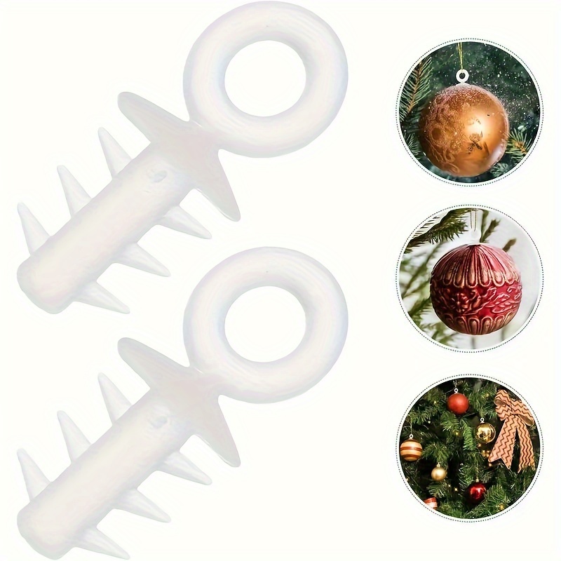 

100pcs Plastic Christmas Ornament - , For Decorations & Diy Crafts, For Christmas