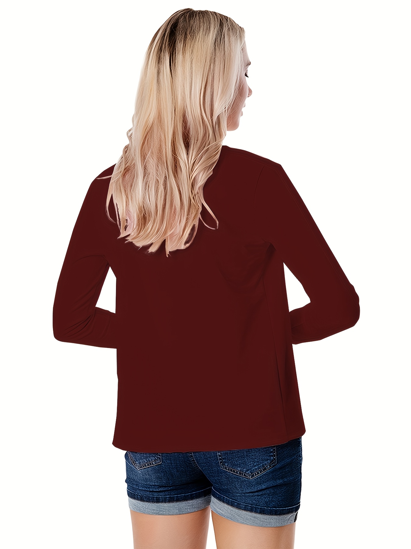 Women'S Lightweight Long Sleeve Casual Blazer - Solid Color Notch Lapel Jacket for Spring & Fall, Versatile Office & Casual Attire, Spring Outerwear, Sophisticated Style, Notch Lapel Design