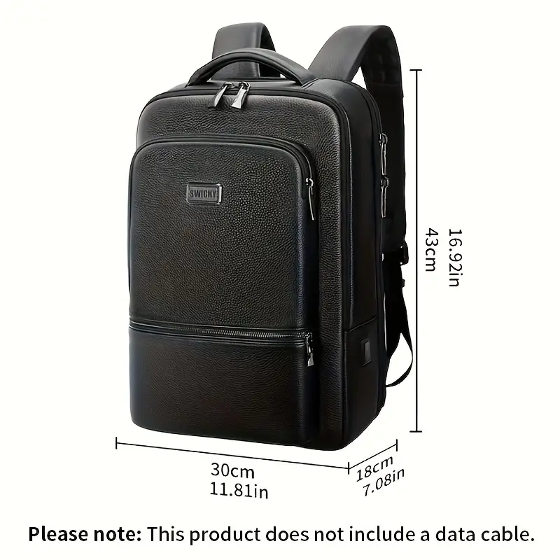 unisex genuine leather laptop backpack men 6 inch - Temu unisex genuine leather laptop backpack men 6 inch - Temu