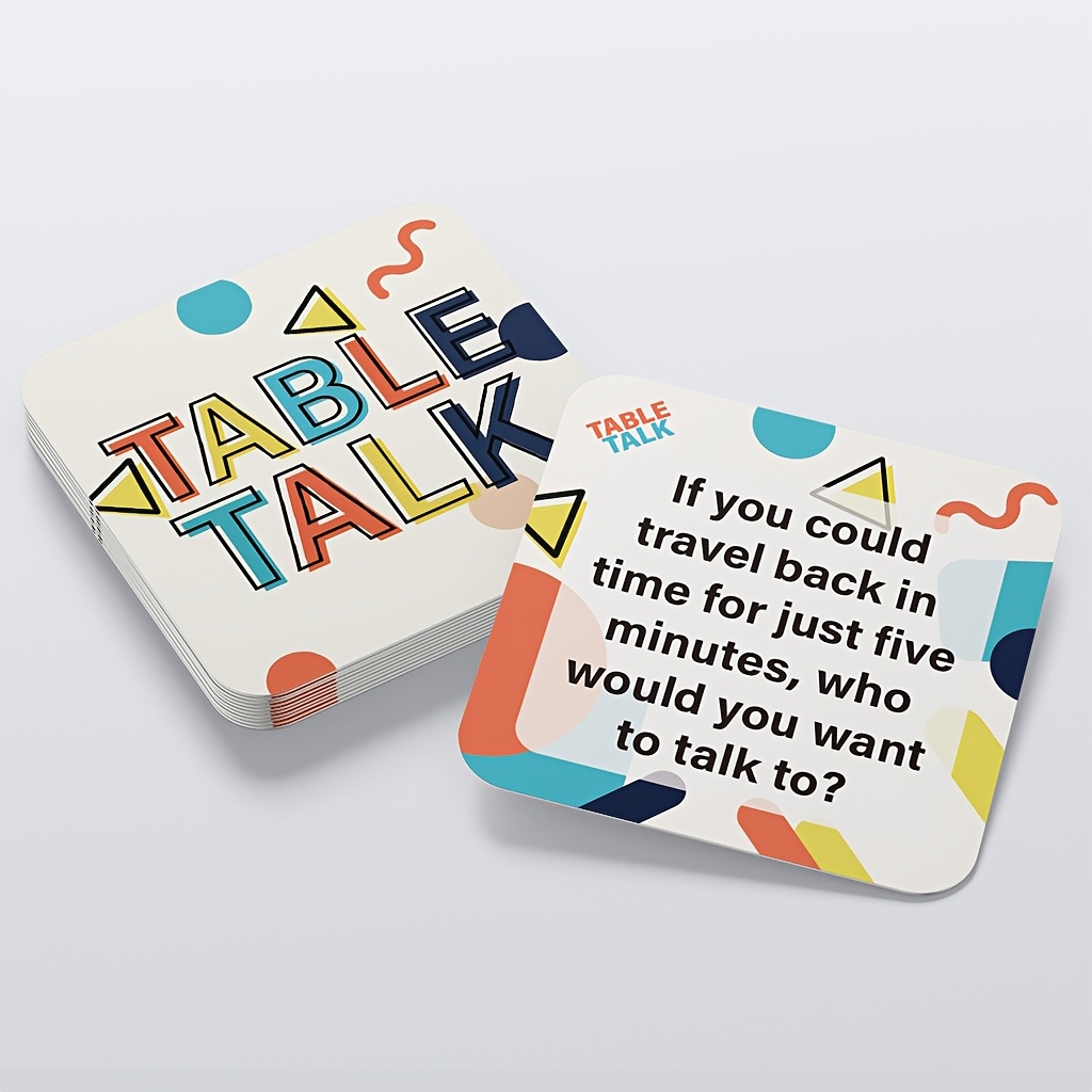 Table Talk Game Cards for Couples and Social Gatherings