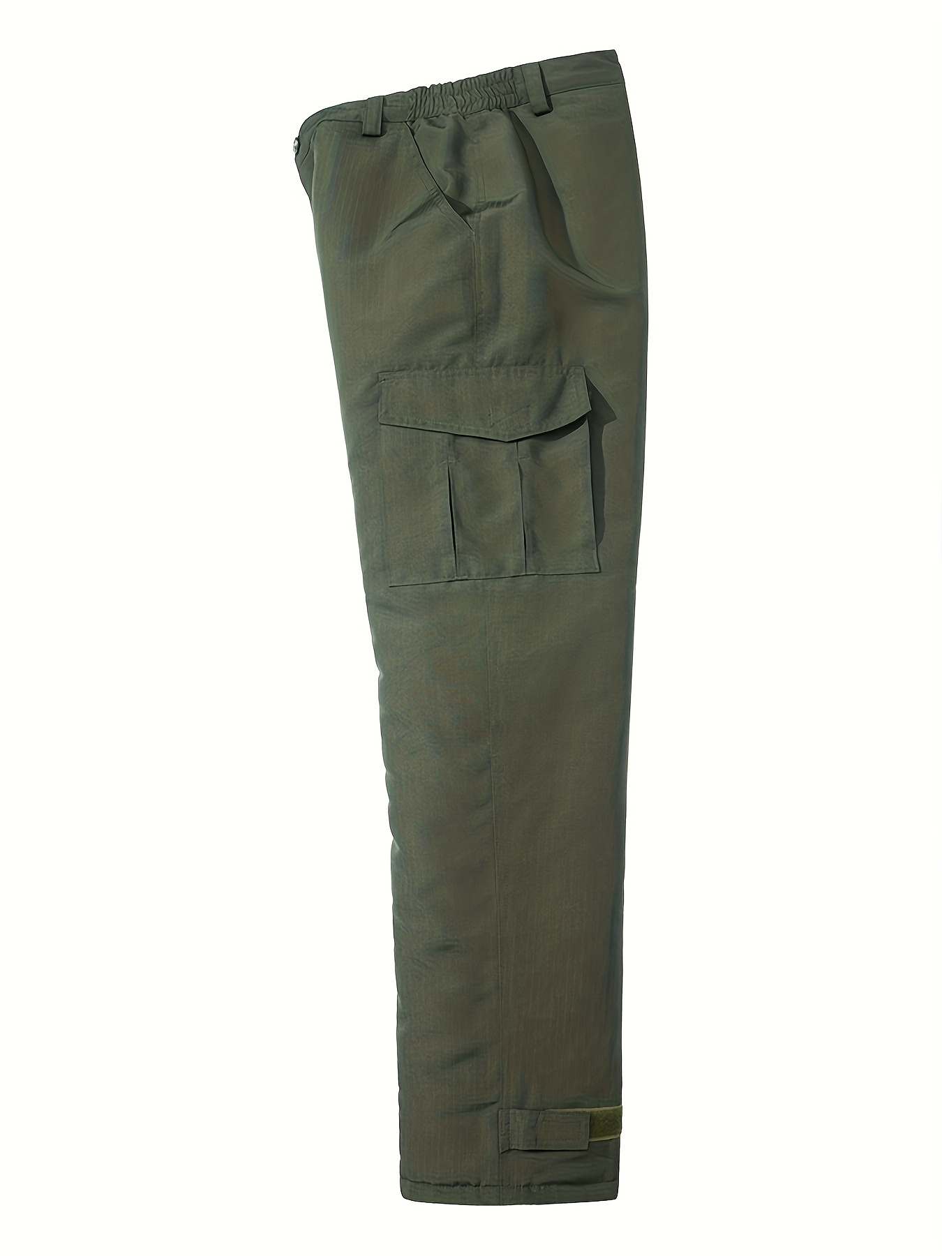 Men's Thermal Reflective Jacket & Long Pants Set for Winter