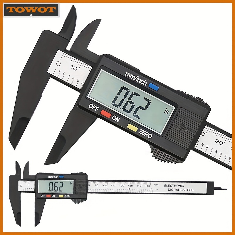 

150mm 100mm Electronic Digital Carbon Fibre Dial Micrometers Measuring Tools Digital Rulers For Inside And Outside Diameters, Precision Measurements