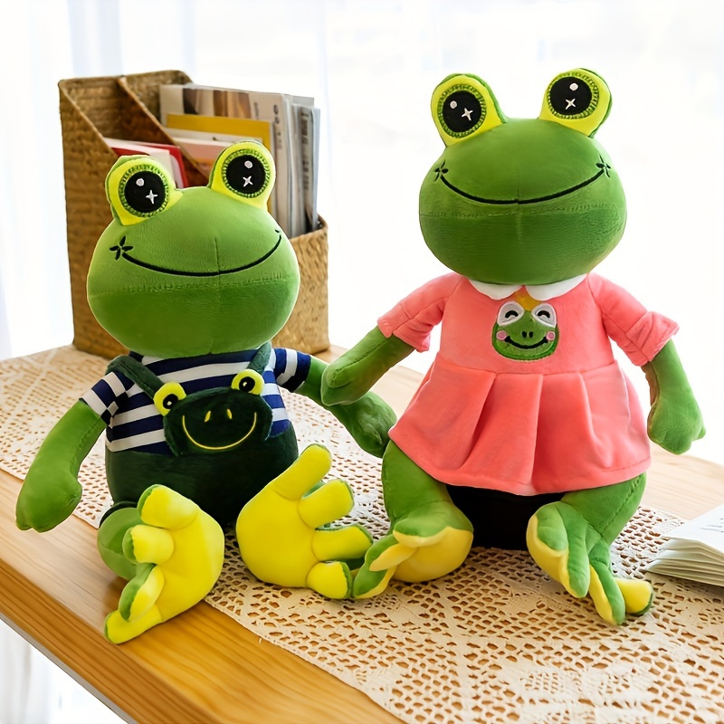 Frog For Couples Cute Plush Dolls Frog Pillows Decorative - Temu