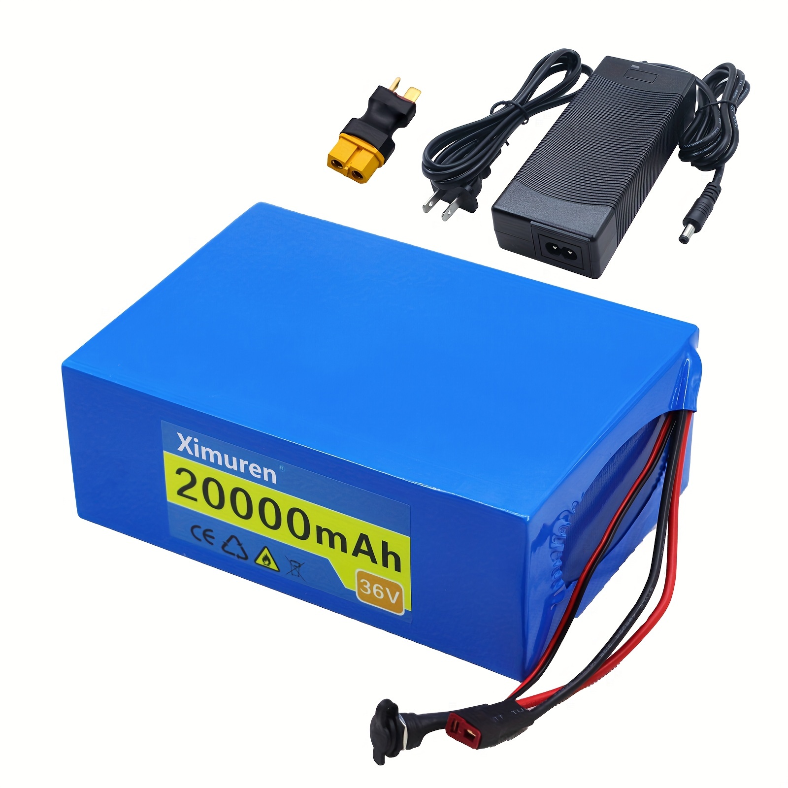 

36v Electric Bicycle Battery Pack Scooter Battery Pack 500w High Power Capacity 36v 8ah/12ah/20ahbattery Pack Electric Scooter Bms Board + Charger For 36v20ah This Model Battery