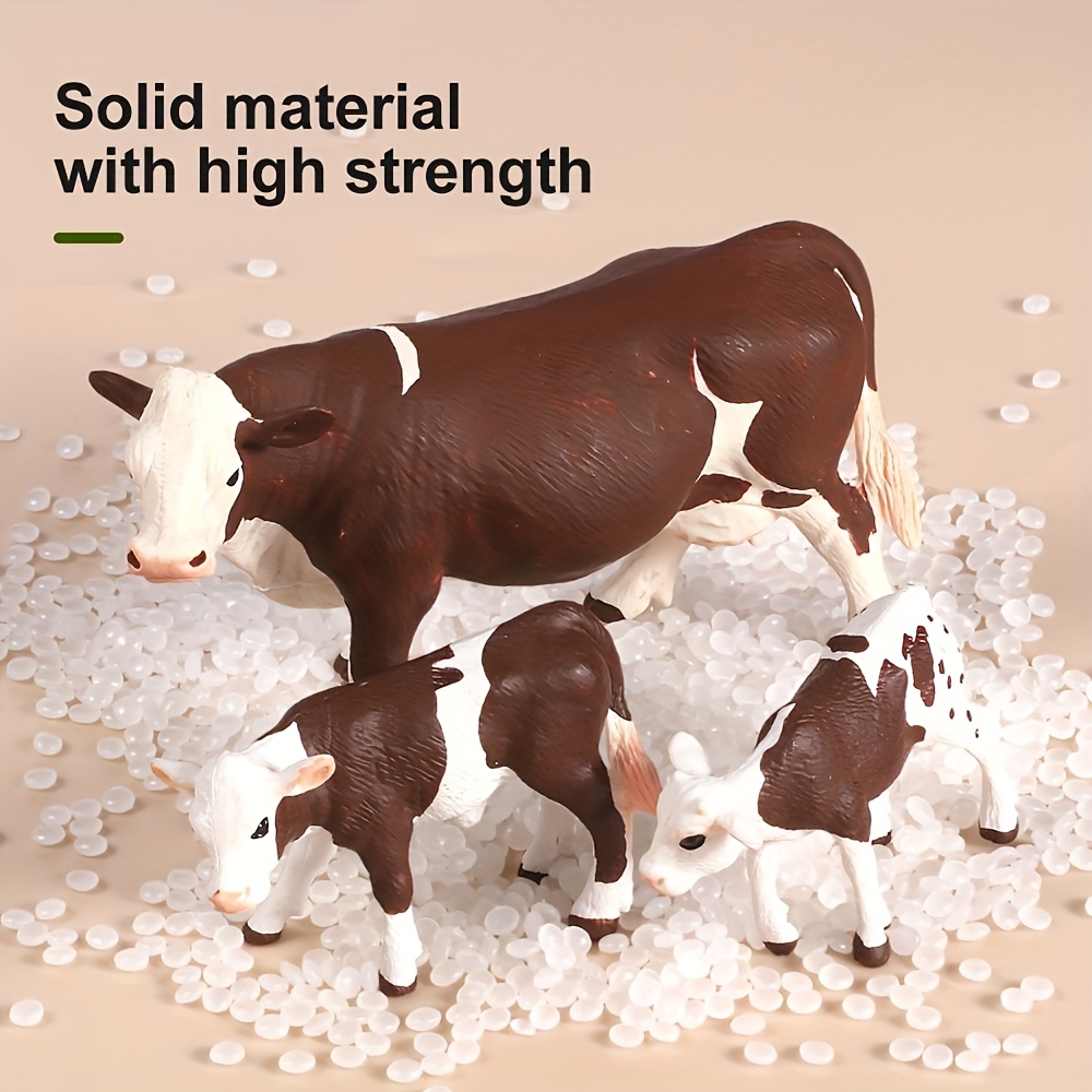1/100 Blessed Cow 福牛 海外製 素組み完成品 1pc 4pcs set large realistic pvc solid yellow - Temu
