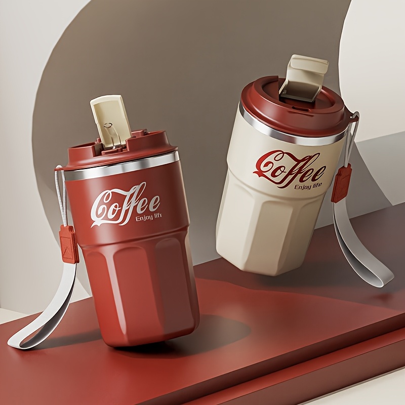 coffee mug double insulated cup lid