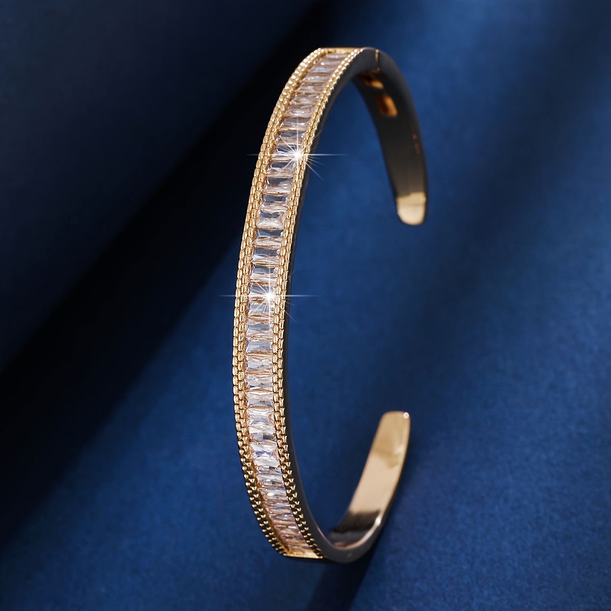 Women's Luxurious Double-Row Rings and Bracelets Set, Unique Design