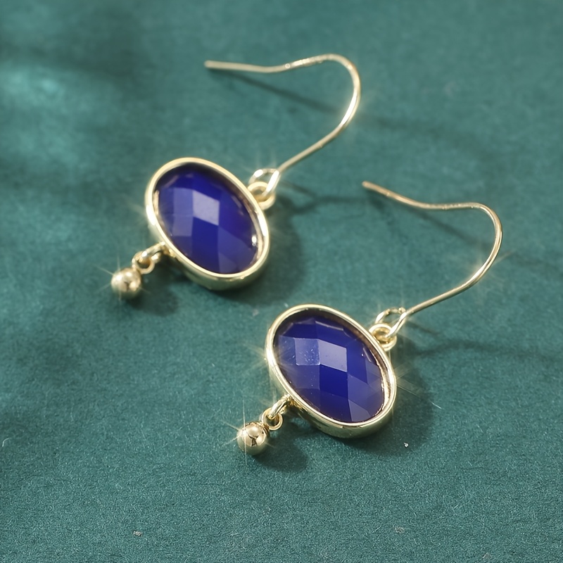 TEMU Vintage And Exquisite Sea- Pendant Earrings, Elegant And Versatile Women's Jewelry, Perfect Gift For Festivals And Birthdays