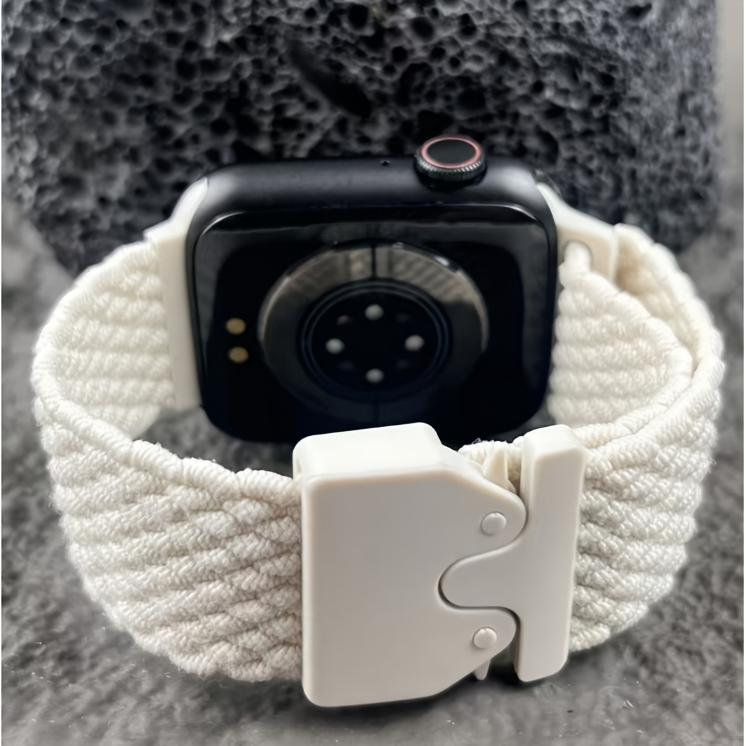 Correa Trenzada Elástica Solo Loop Compatible para Watch Band 38mm 40mm  41mm 42mm 44mm 45mm 46mm 49mm para Mujeres Hombres, Correas de Muñeca El