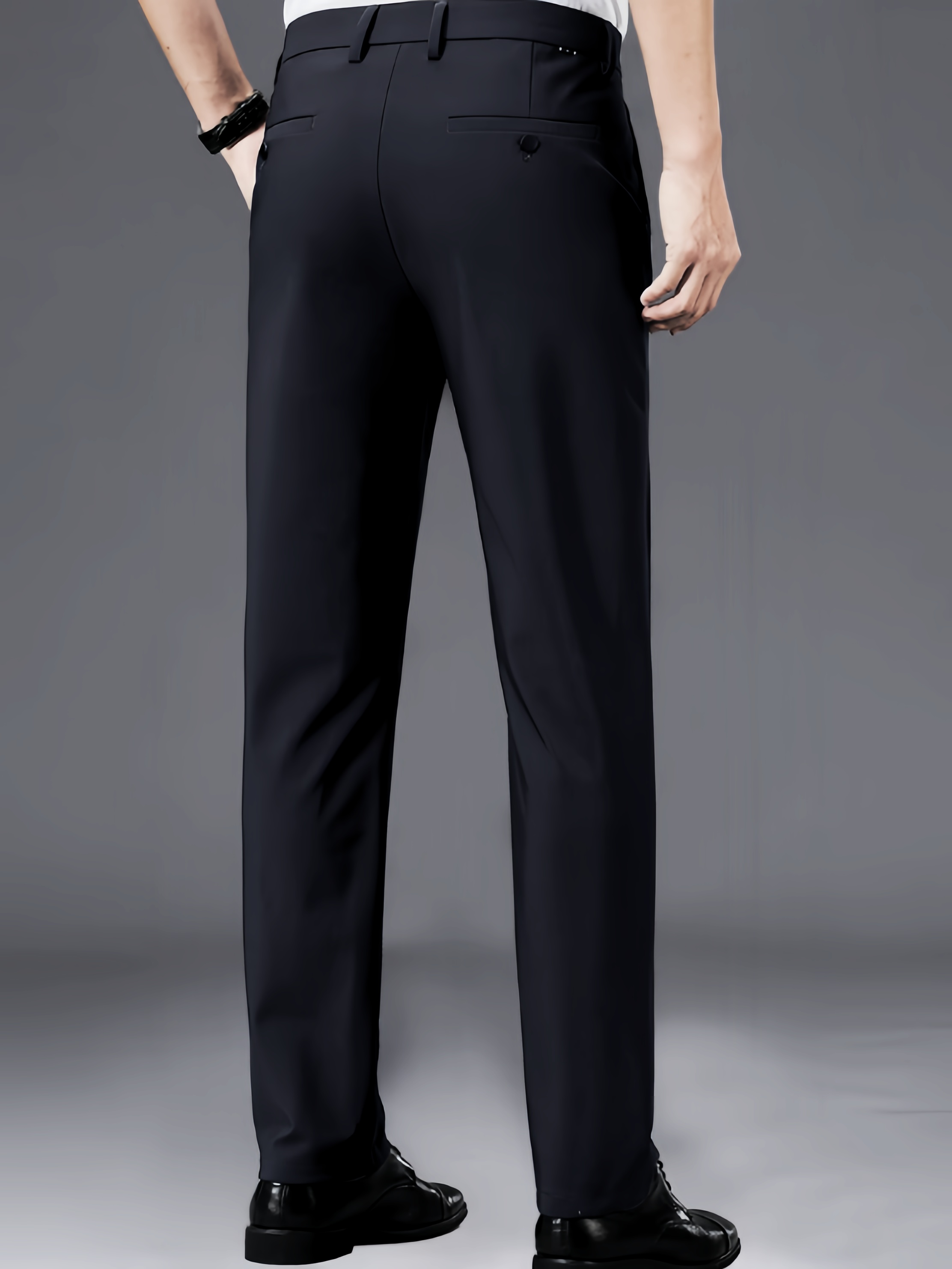 mens pants pockets formal dress pants party Temu