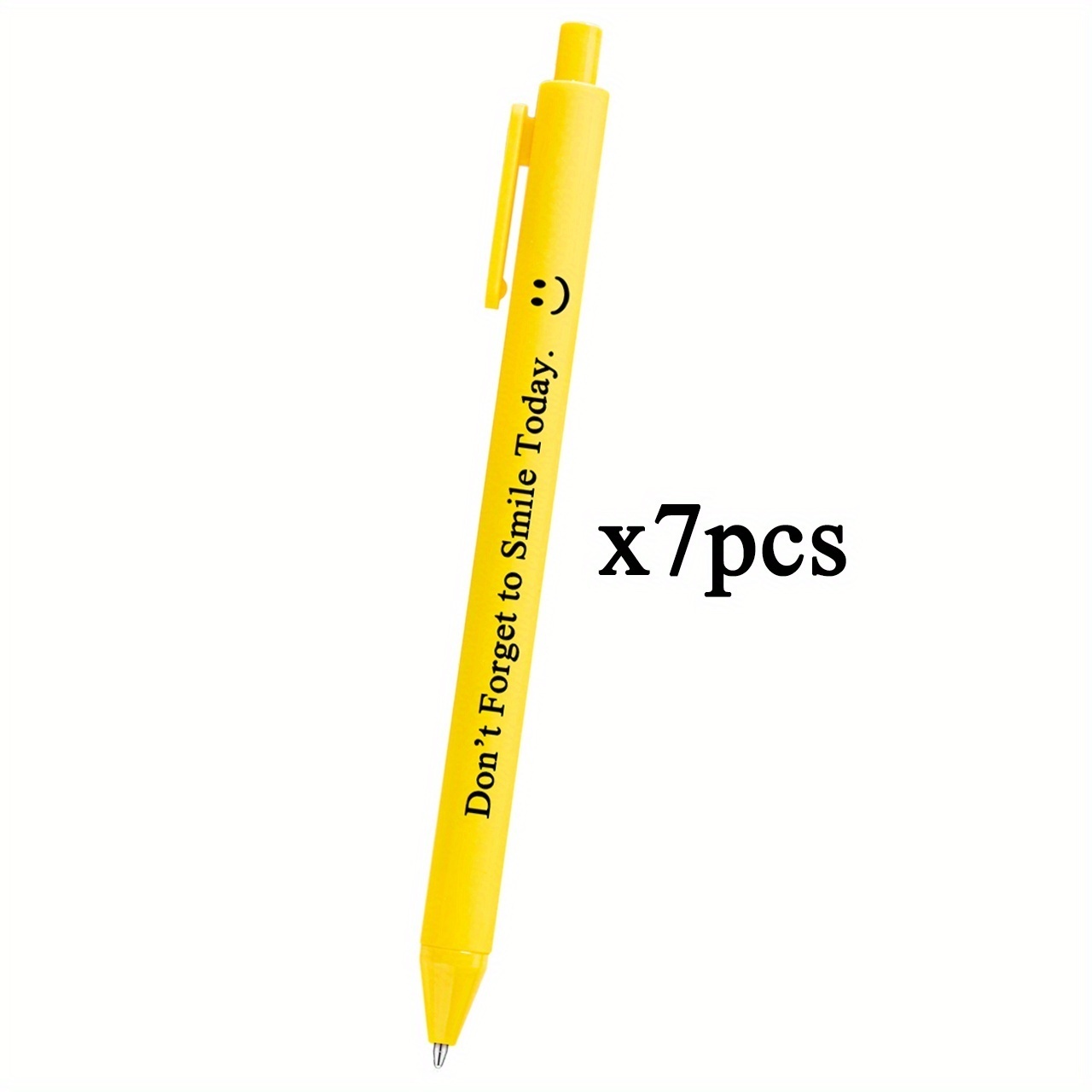 7/35 Pack Retractable Ballpoint Pens, " To " Motivational Pens With Smooth Black Ink, Pretty Office Back To School Supplies For Students Teachers Coworkers.