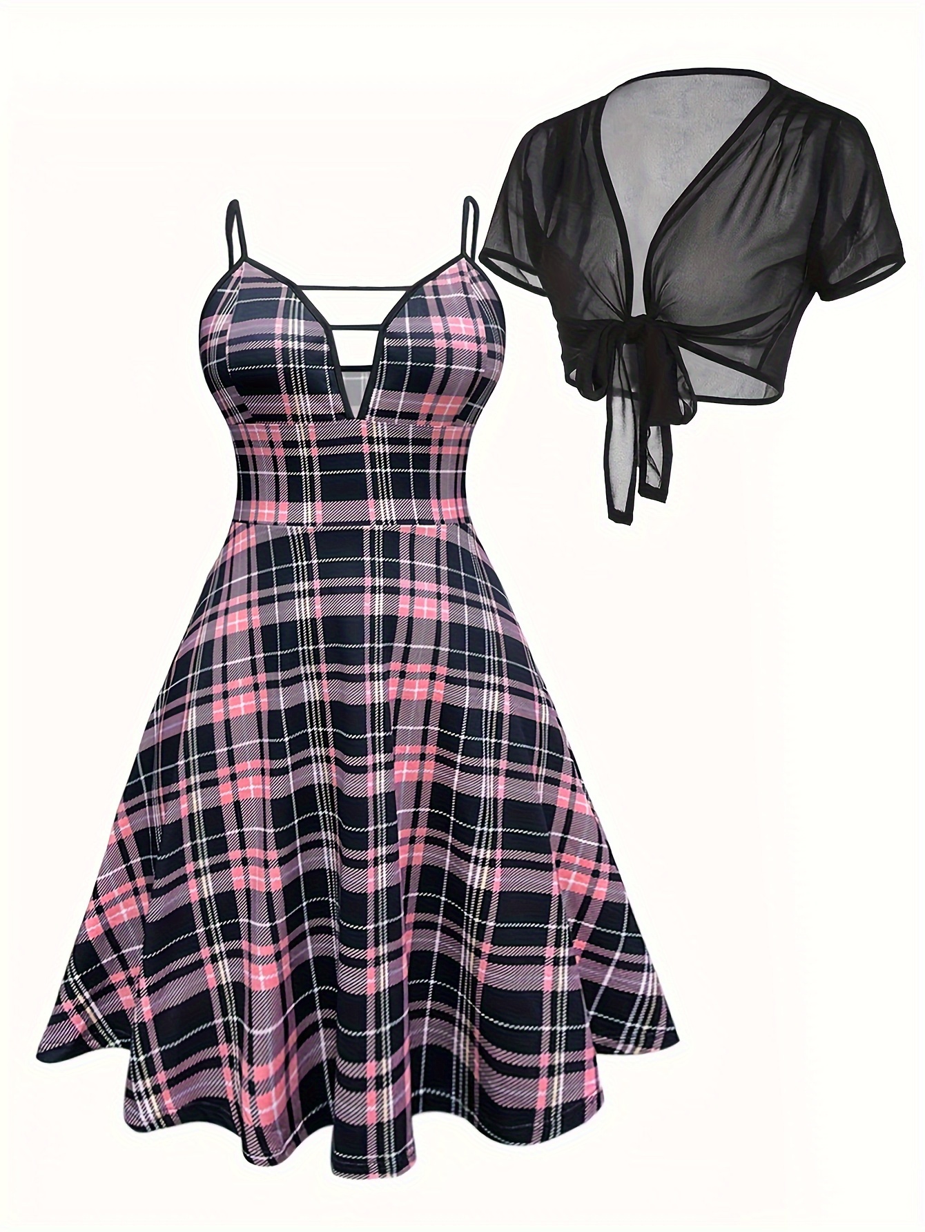 knee length dresses for ladies Rose-Print Layered Mesh Maxi Slip Dress: BLACK – No Roots Boutique main image 1
