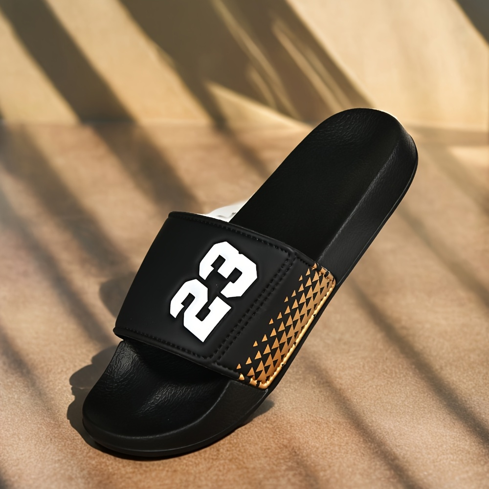 mens slippers new summer soft soled bathroom sandals indoor and outdoor non slip eva slippers outdoor beach flip flops Product details 0
