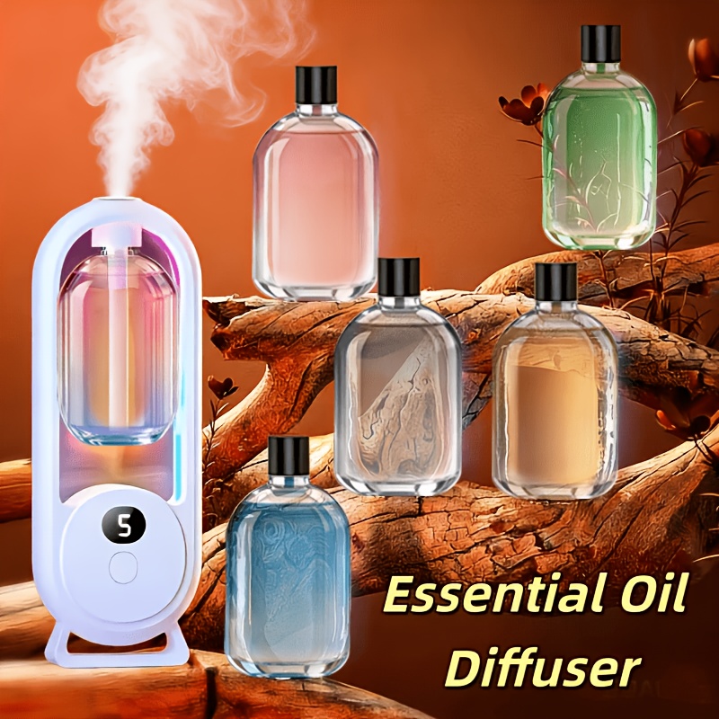 four bottles of essential oil for al  diffuser 2026 edition   timedautomatic spraying function 1 bottle 3 bottle set   device refill   five fragrances star rated   teacher appreciation mothers day gifts Product details 1