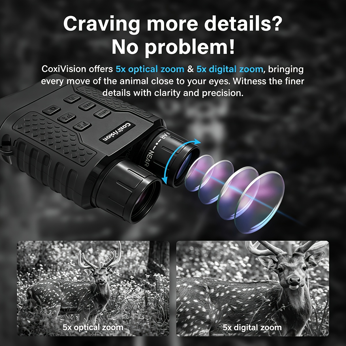 4K Night Vision Goggles for Adults, Upgraded 3.1
