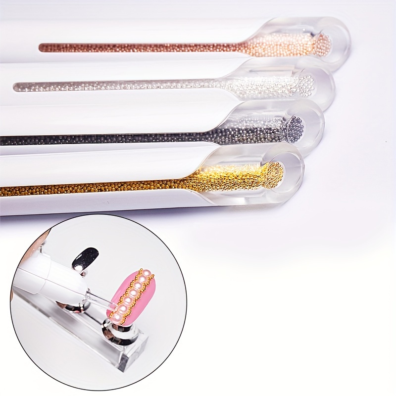 

Automatic Nail Polish Pen With No Fragrance, Press-to-release Glitter Nail Art Tool