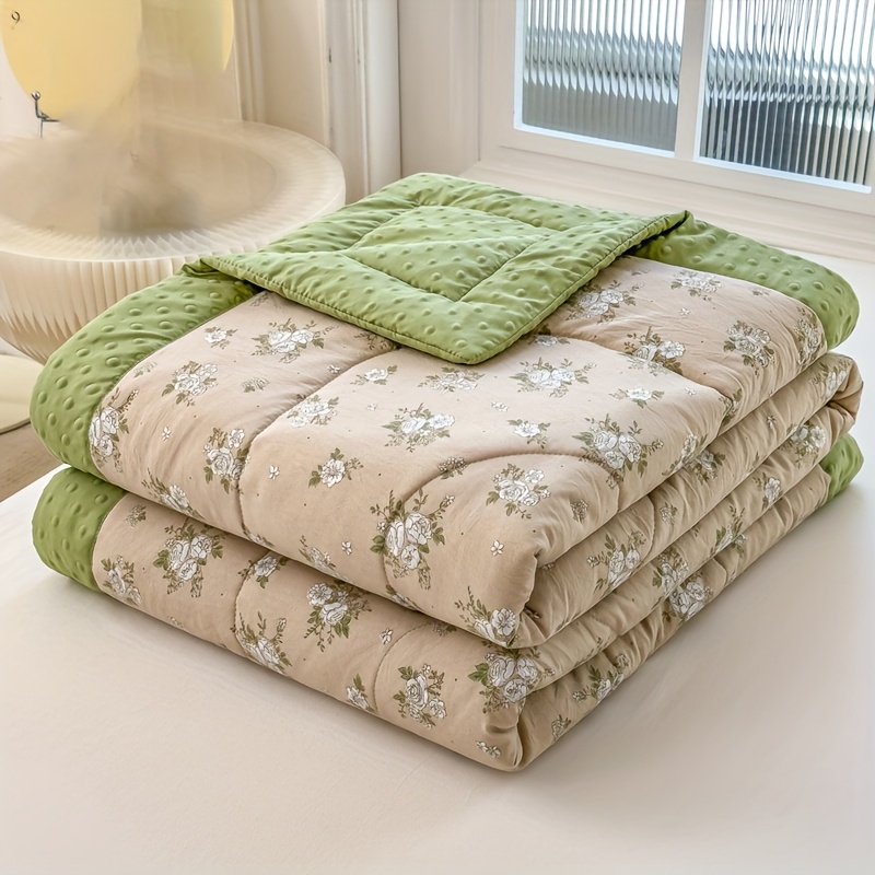cooling dot summer quilt lightweight blanket floral prints