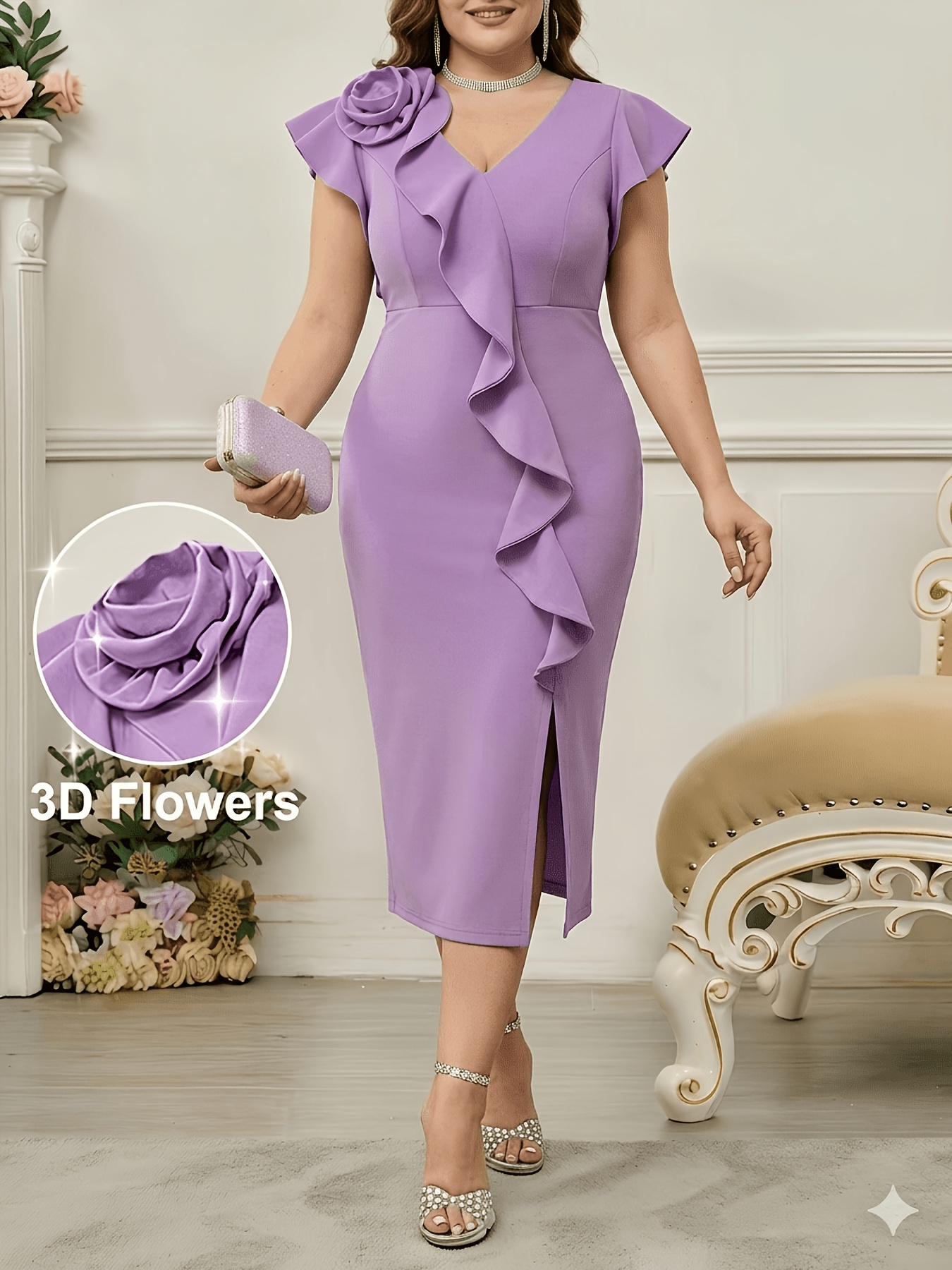 evening dress plus sold on Temu Australia