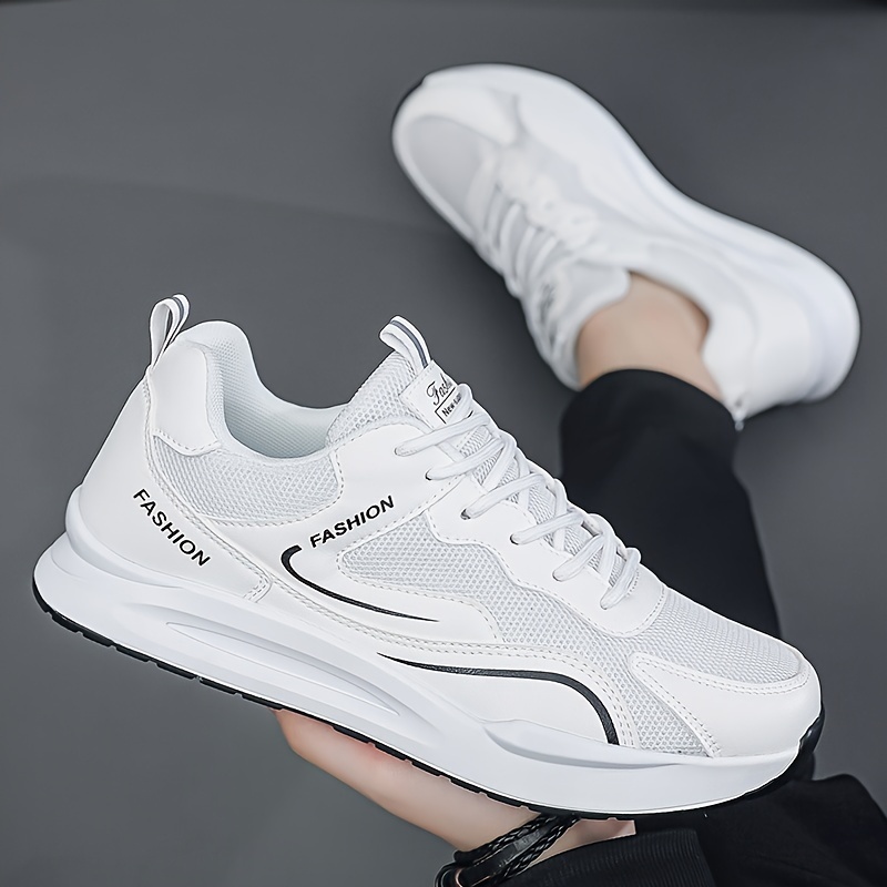Men's Trendy Color Block Non Slip Jogging Shoes, Comfy Sneakers For Outdoor Training, Traveling, All Seasons