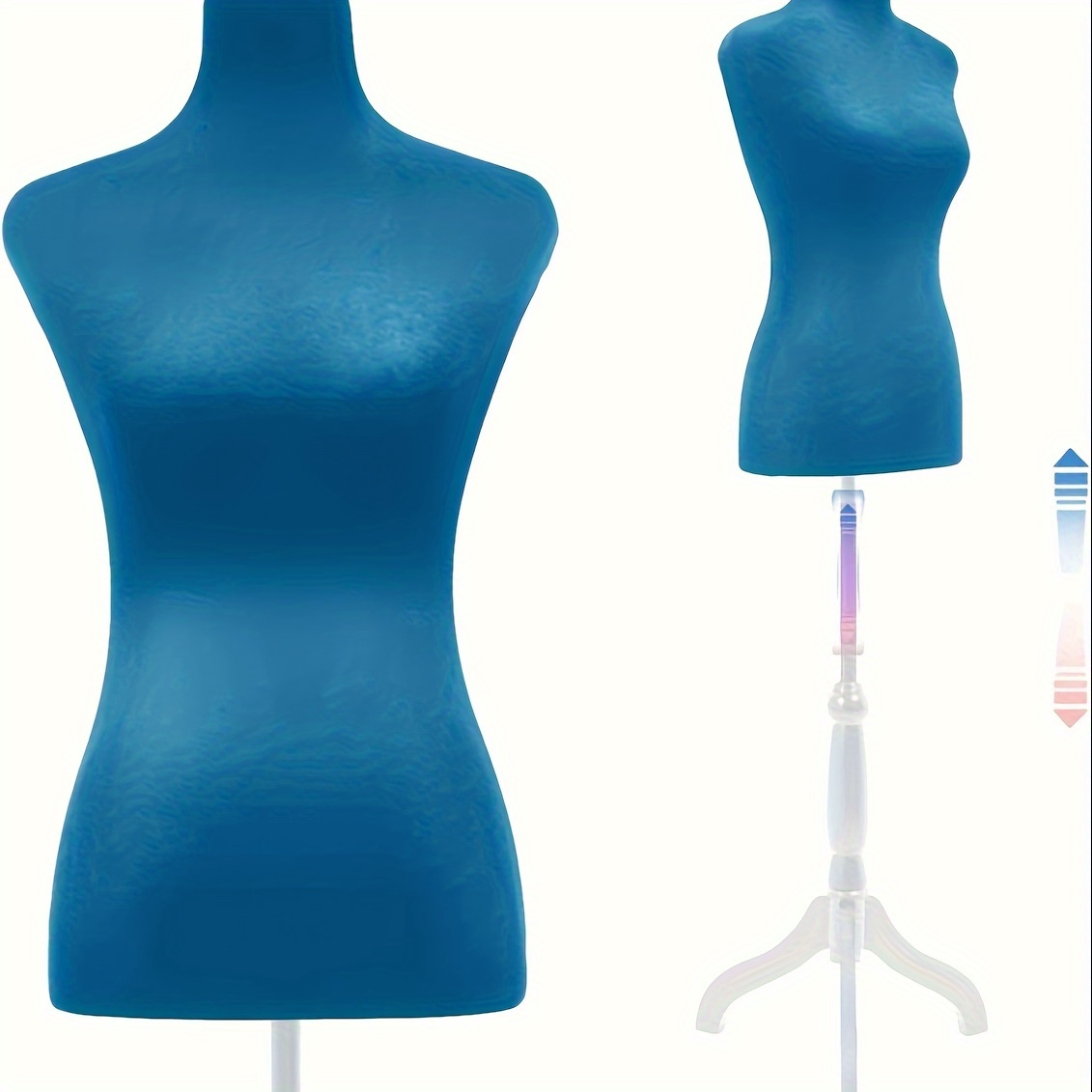dress form mannequin torso wooden tripod stand 50 63 inch