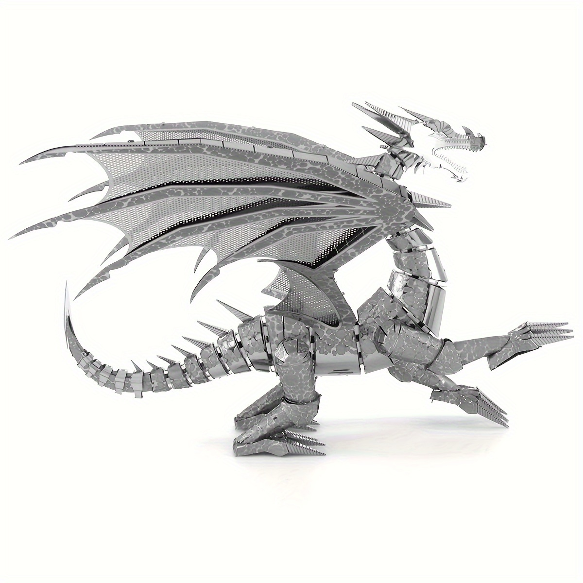 

3d Metal Dragon Model Kit - Diy Craft Puzzle, Portable Iron Construction Set For Adults, With , Desktop Decor, Ideal Gift For Teens 14+ And Hobbyists