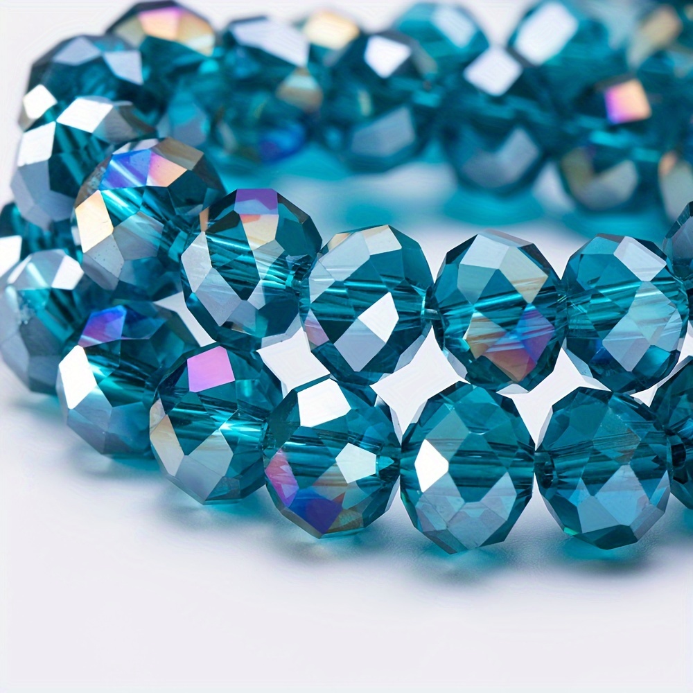 

Blue Glass Beads 4/6/8mm - Vibrant Spacer Beads For Making, Ideal For Bracelets & Necklaces Crafting Accessories