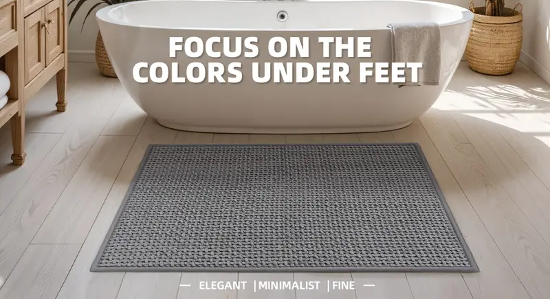 2pcs non slip bathroom rugs super soft and comfortable mat machine washable and quick dry bath mat rug set for bathtub shower bathroom accessories bathroom decoration home decor floor mat Product details 0
