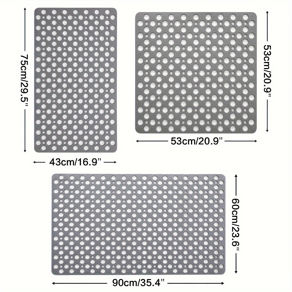   non slip bathtub mat with suction cups easy clean durable pvc shower rug for bathroom safety christmas halloween gift decoration Product details 4