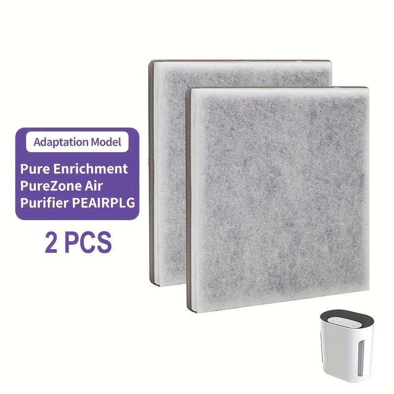 2pcs replacement filter compatible with pure enrichment air purifier filter purezone 3 in 1 true hepa air purifier for medium large room part peairfil efficient 3 stage filtration