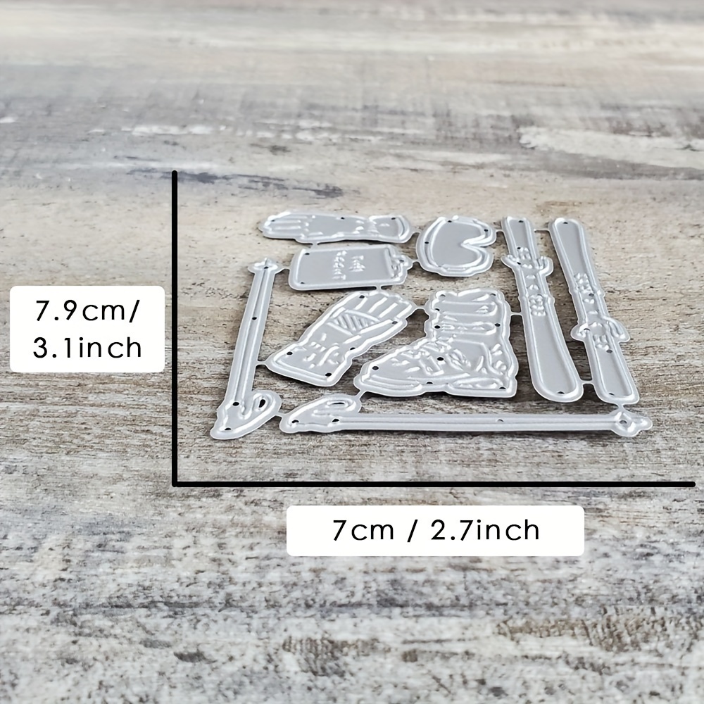 Catlove Ski Metal Cutting Dies Scrapbooking Knife Die Card Making Diy Embossing New Dies