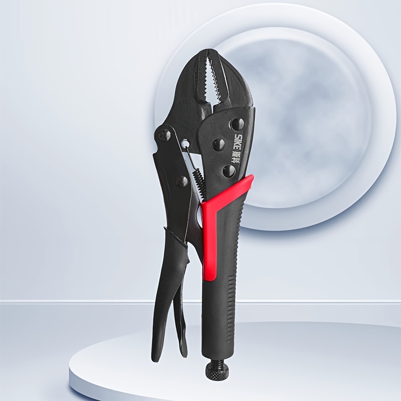 TEMU 1pc Heavy-duty Pliers, Clamping Pliers, Universal Pressure Pliers, Industrial-grade Fixed Universal Pliers, Heavy-duty Pliers, Hardware Tools,
