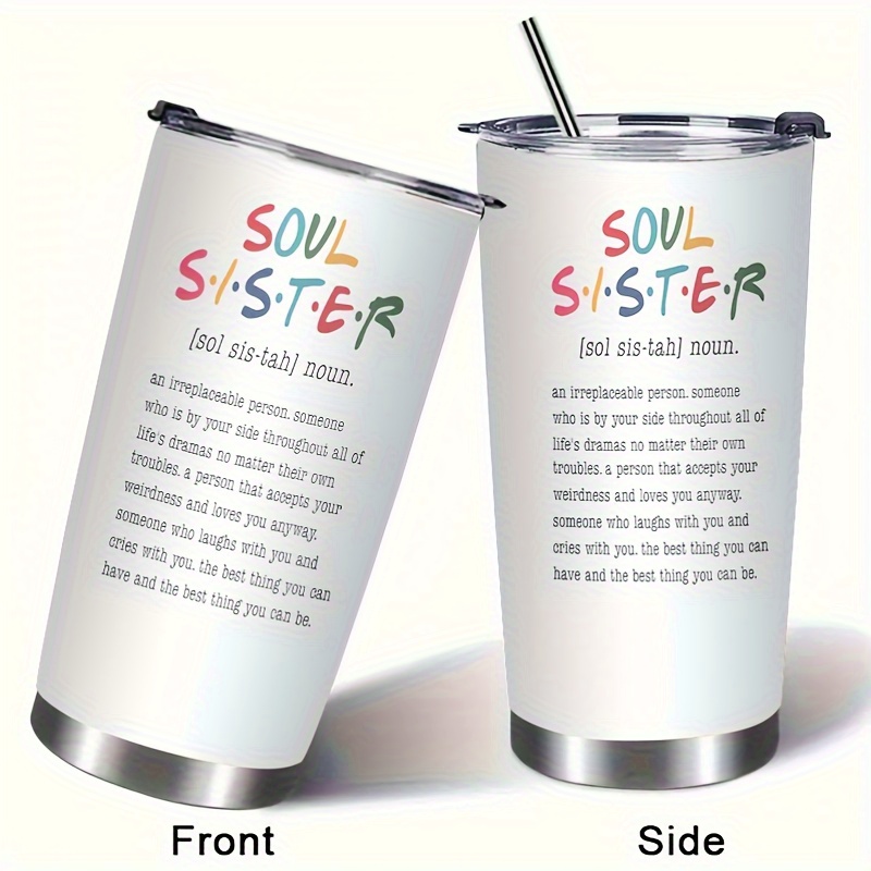 

Sister For Women - , - 20oz Insulated 304 Steel Mug Lid - , Insulated, Hot Or