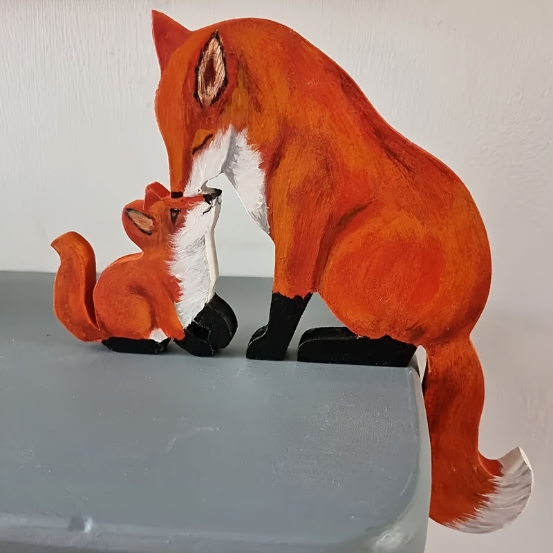 

Of Wooden Corner Decorations Featuring As Animal-shaped Crafts.