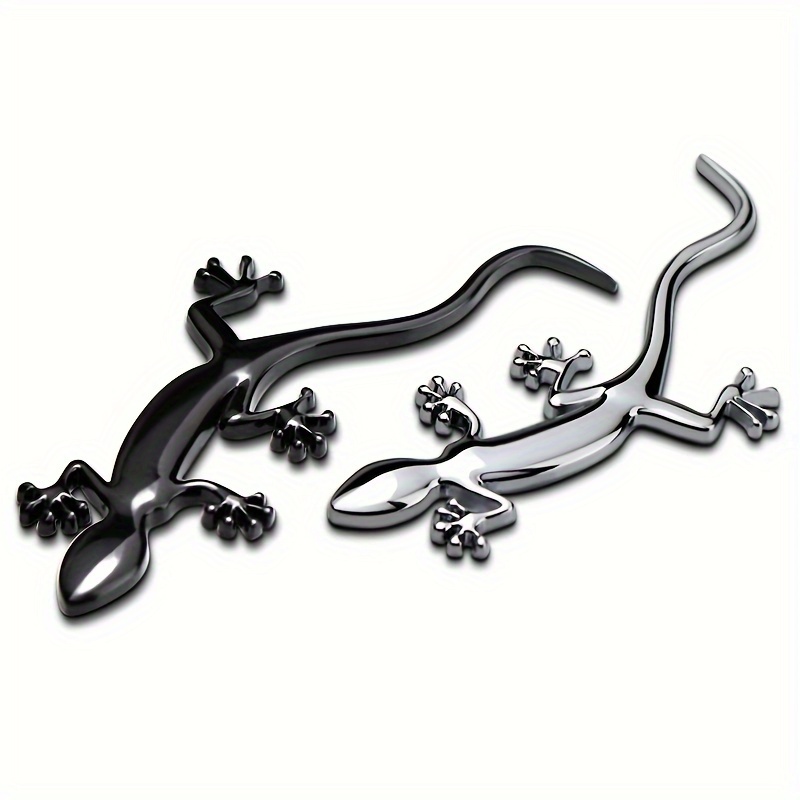 

1pc Lizard 3d Metal Car Auto Motorcycle Logo Emblem Badge Car Styling Sticker, Automobiles Car-styling Accessories