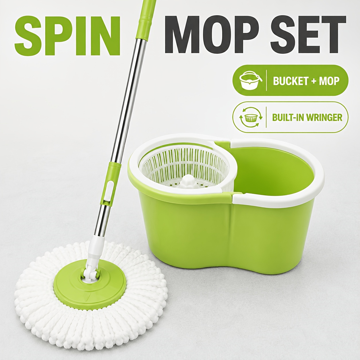 item picture a   mop kit ideal for cleaning at home in the and on floors