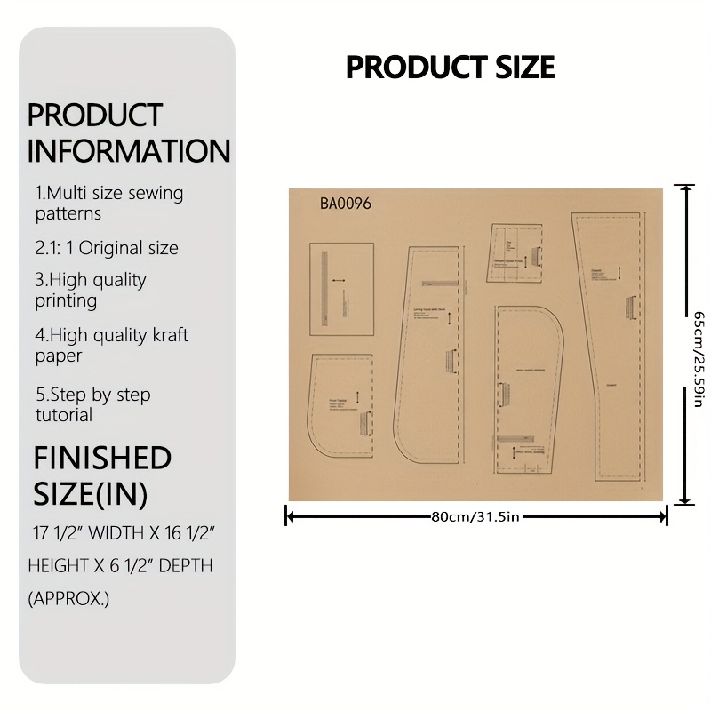 E-shop Anfängerfreundliches Handgemachtes Tragetaschen-Nähmusterbuch mit HD-Farbabbildungen – Einfaches Schritt-für-Schritt DIY-Taschenprojekt,