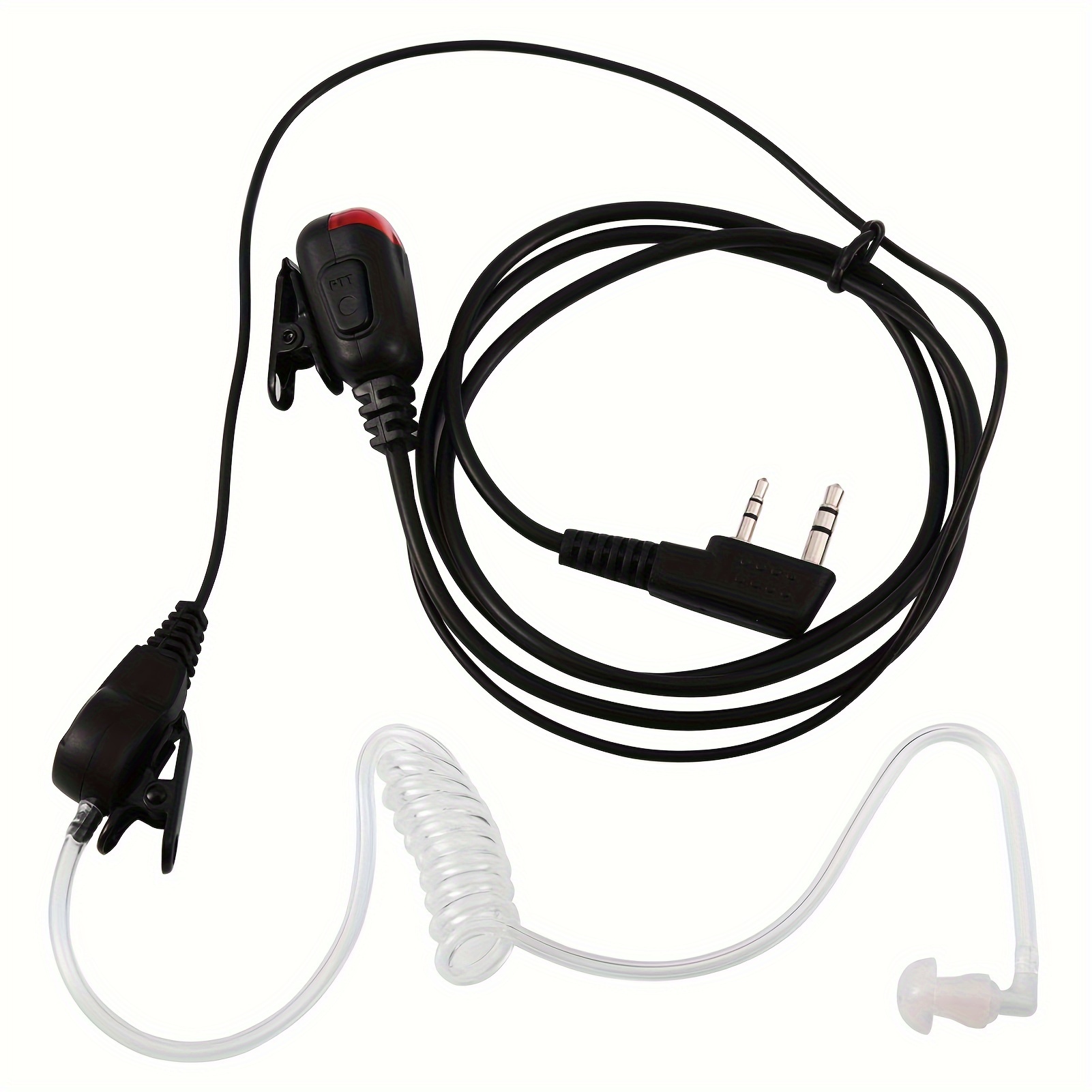 

Universal 2pin In Ear Earpiece W Ppt Mic Red For