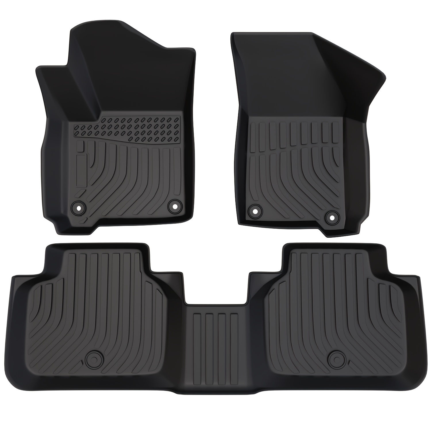 Orealauto Car Floor Mats Replacement For Journey 2011-2020(not Fit 2011 Floor Hook) Durable Front Rear Heavy Duty Carpeted Storage All Weather Anti-slip Liners