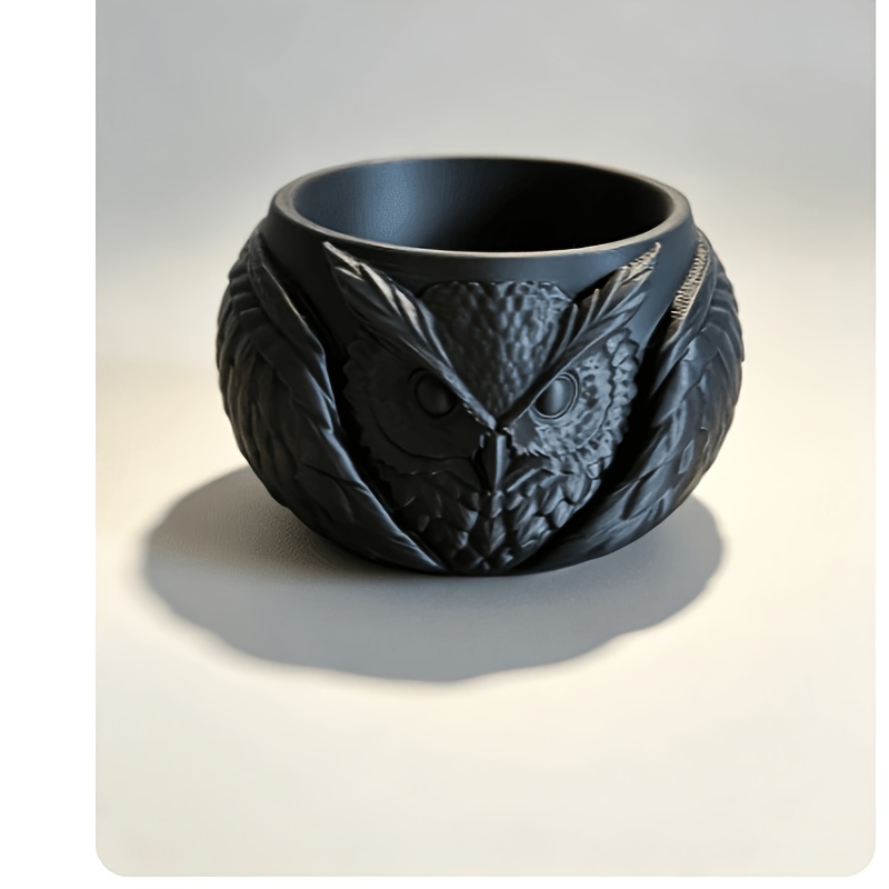 TEMU 3d Printed Planter Succulent Pot Decorative Flower Pot Vintage Home Ornament Indoor Outdoor Plant Pot Living Room Office Bedroom Garden Decor