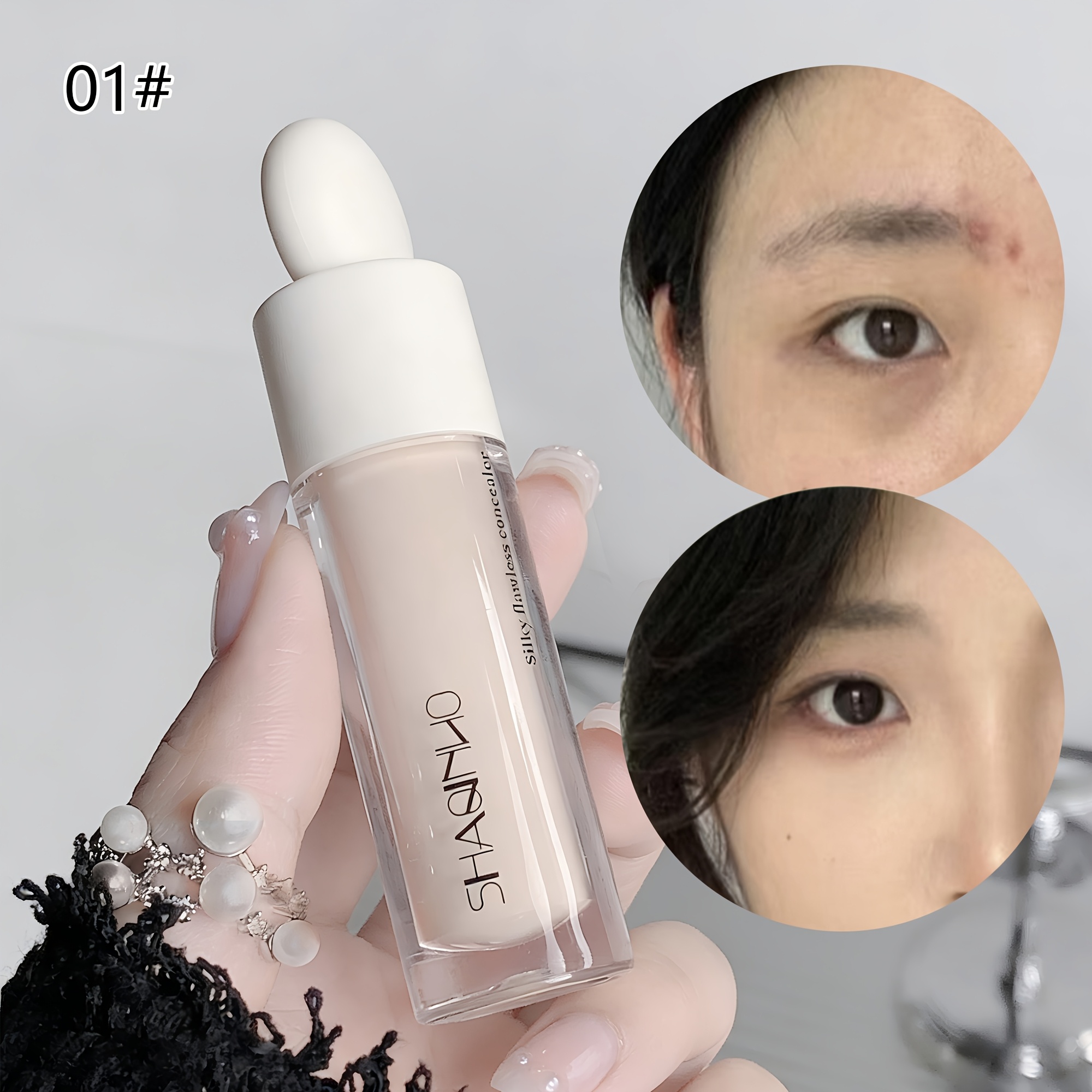 Image of Y Seamless Concealer, Brightens Tear Troughs And Nasolabial Folds For Three-dimensional Contouring, Long-lasting Waterproof And Sweatproof Coverage With Fade-resistant Formula